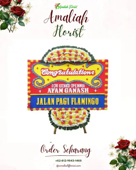 Sewa Papan Bunga Tanjung Kupang Baru